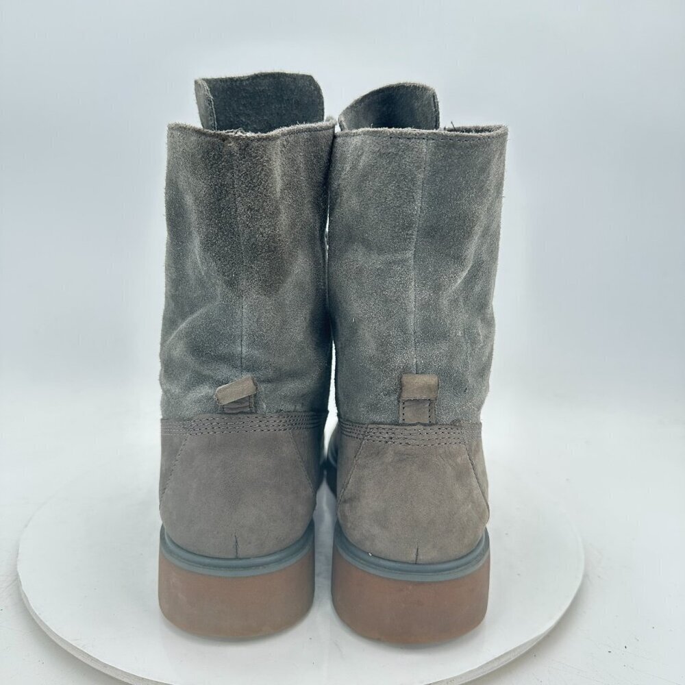 Timberland Jayne Roll Top Women Size 9.5 A1XBQ Medium Grey Nubuck Ankle Boot - Picture 5 of 11